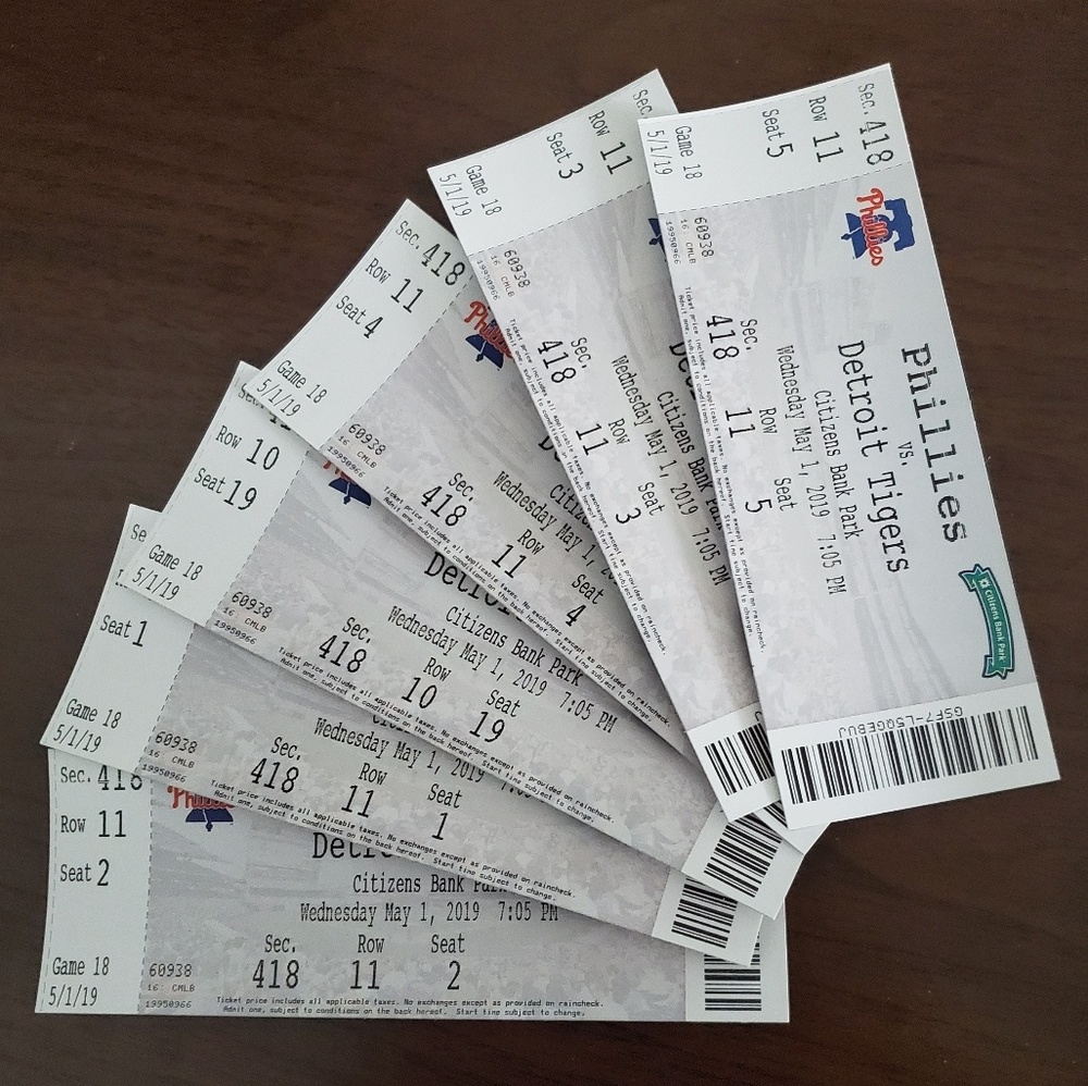 Phillies tickets